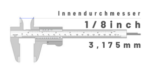 3,175 mm - 1/8 inch