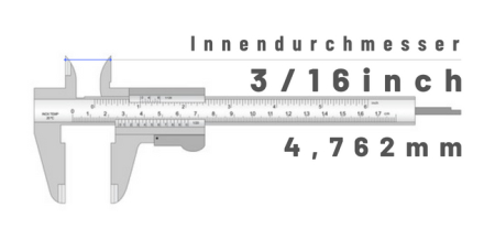 4,762 mm - 3/16 inch