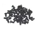50x M3x6 ISO7380 Linsenkopfschraube Stahl 10,9 schwarz br&uuml;niert