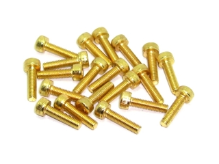 20x M3x8 DIN912 goldene Zylinderkopfschraube Stahl 12,9 Titan Nitrid beschichtet 