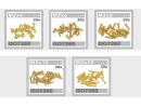 100x Schrauben M2x4 M2x6 M2x8 M2x10 M2x12 Linsenkopf ISO7380 12,9 TIN gold