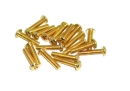 20x M3x14 ISO7380 goldene Linsenkopfschraube Stahl 12,9 Titan Nitrid beschichtet