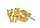 20x M3x14 DIN7991 goldene Senkkopfschraube Stahl 10,9 Titan Nitrid beschichtet