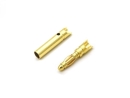 10 Paar 2mm Goldkontaktstecker Lamelle + Buchsen #557802