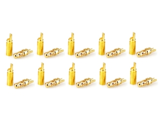 10 Paar 3,5mm Goldkontaktstecker Lamelle + Buchsen - #557804