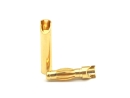 10 Paar 4,0mm Goldkontaktstecker Lamelle + Buchsen #557808