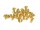 20x M3x5 ISO7380 goldene Linsenkopfschraube Stahl 12,9 Titan Nitrid beschichtet
