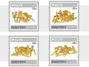 80x Schrauben M3x14 M3x16 M3x18 M3x20 Senkkopf 12,9 TIN gold